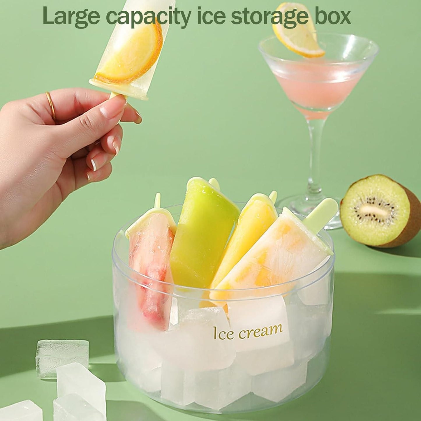 8 Pieces Ice Cream mold