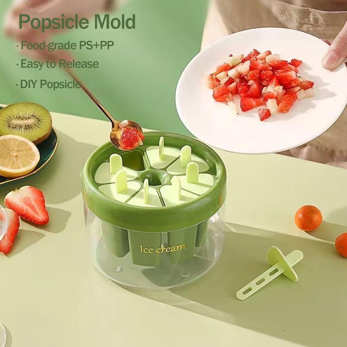 8 Pieces Ice Cream mold